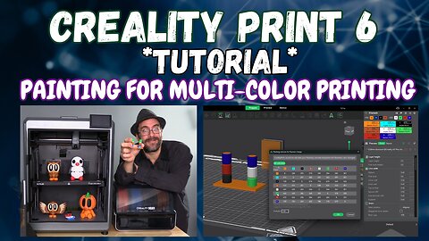 Creality Print 6 Tutorial: STL Painting, for Multicolor 3D Printing. Color on K2 Plus & Hi Combo