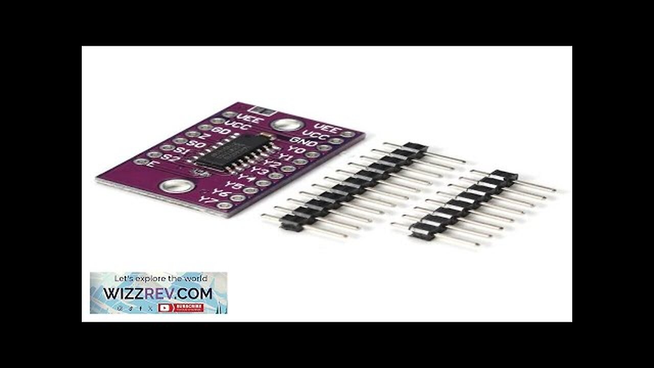 5Pcs CJMCU-4051 74HC4051 8 Channel Analog Multiplexer Module Review