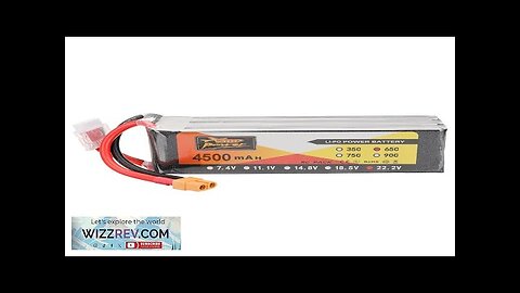 ZOP Power 22.2V 4500mAh 65C 6S LiPo Battery XT60 Plug for RC Review