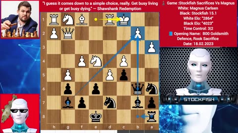 Magnus Carlsen vs StockFish 15.5 | Analysis| Can he win against StockFish?