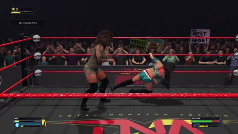 TNA Gail Kim VS ODB - WWE2K24 Match