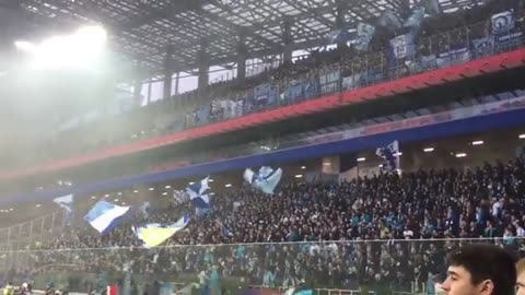 Zenit fans in Moscow (CSKA vs Zenit)