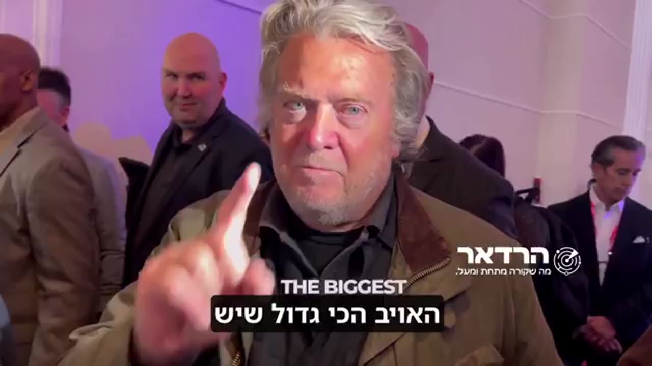 Steve Bannon says Jews need to hate other Jews because rich Jews are the real enemy of mankind.