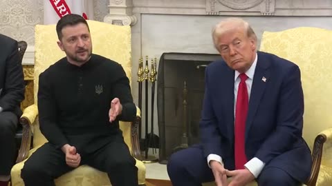 TRUMP JD VANCE AND ZELENSKY FIGHT IN THE OVAL OFFICE!