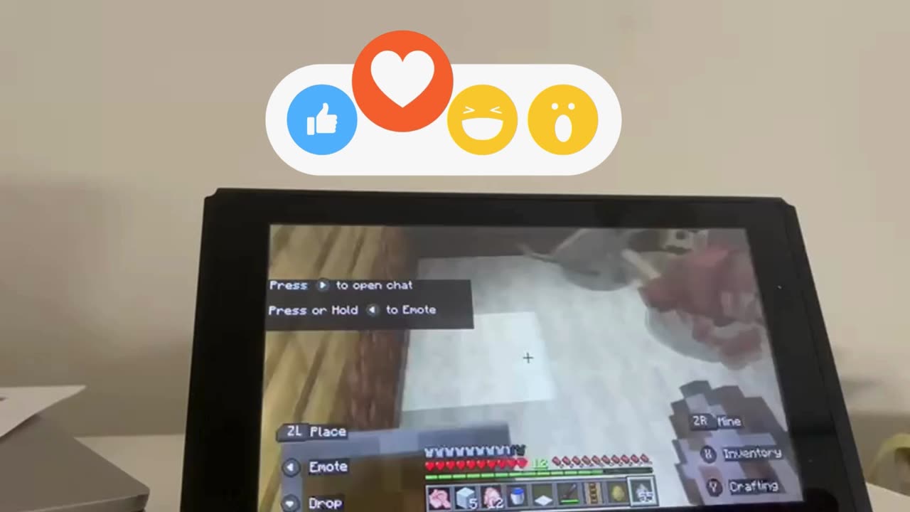 Playing a bit of Minecraft