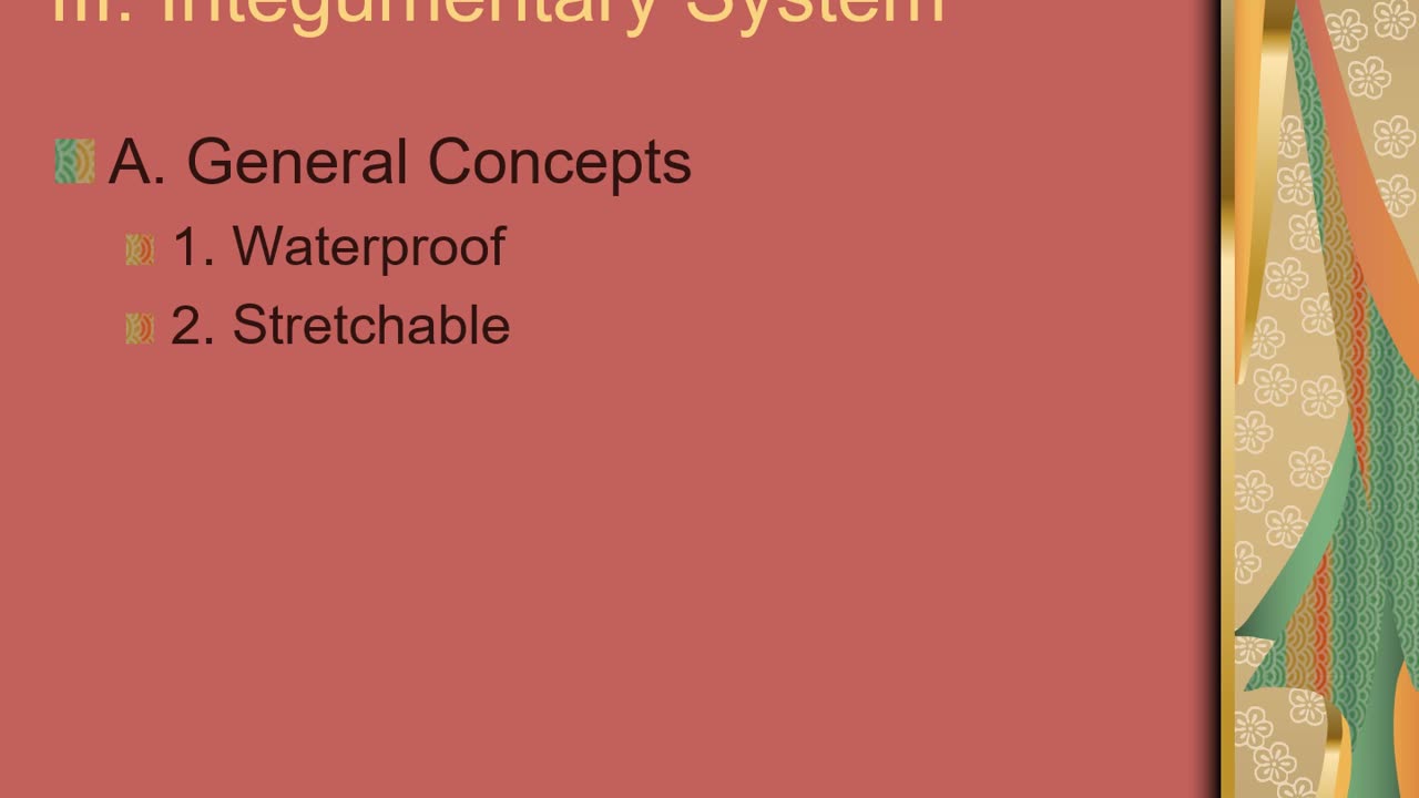 Chapter 4 L1: Body Membranes