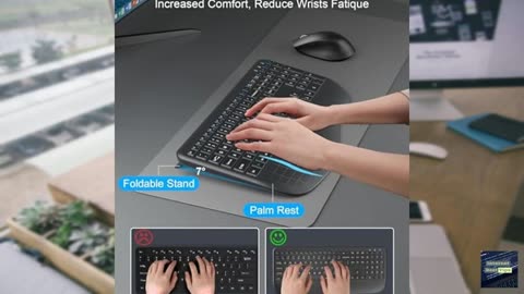 Wireless Keyboard and Mouse Combo