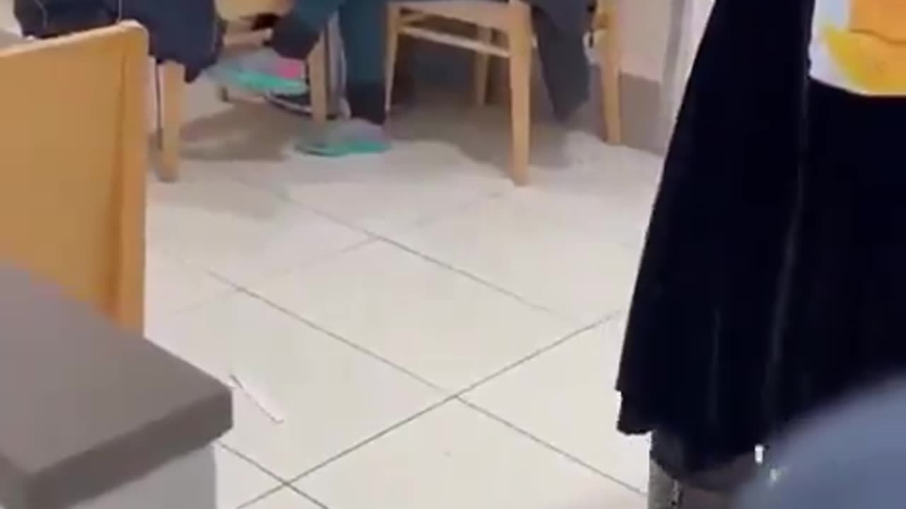 Two Middle Eastern migrants harass a group of young Jewish women at a mall