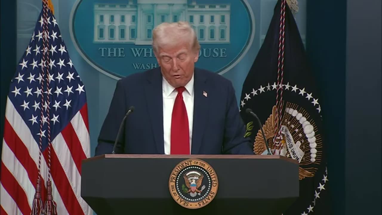 President Trump Holds Press Briefing on Aviation Disaster