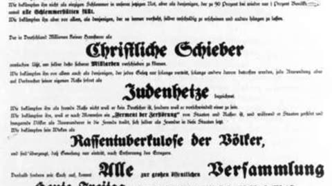 Adolf Hitler Speech: Why Are We Antisemites, Feb 13 1920