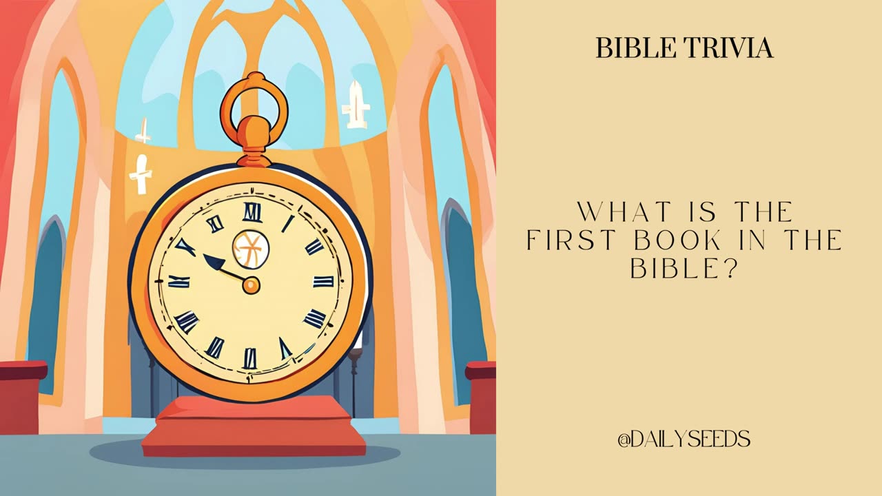 Q&A: What Is The First Book In The Bible? | Bible Trivia