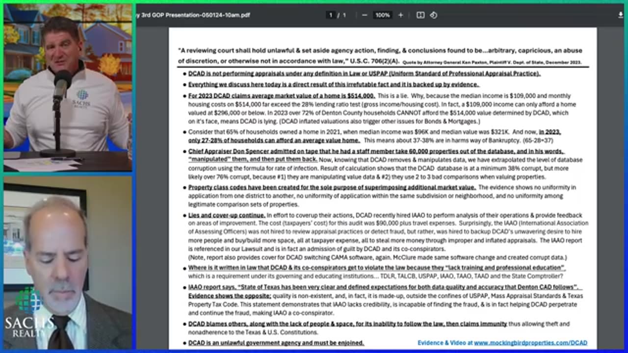 HOMES WRONGLY OVERVALUED