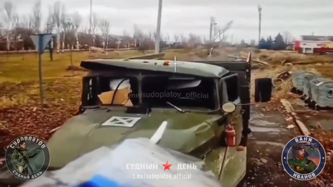 A Russian unmanned military aviation avoids harming a civilian