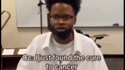 I found a cure for cancer. ‼️🤨