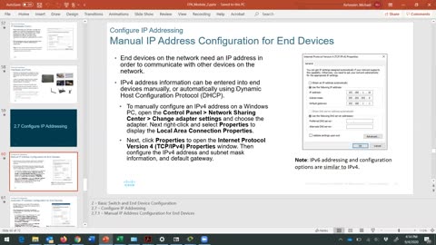 CCNAv7 - Chapter 2.5 - 2.9 Lecture