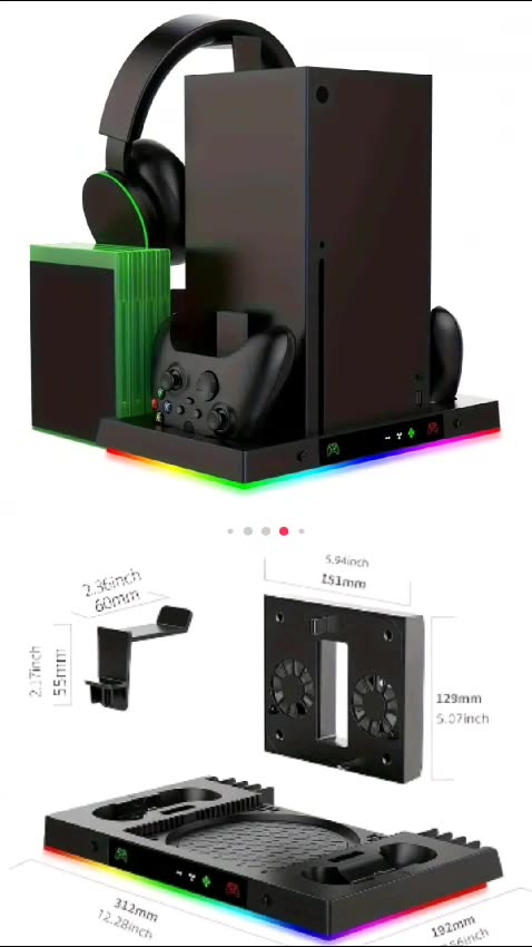 Level up your gaming setup with the Cooling Stand for Xbox Series X