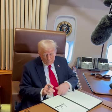 President Trump signs a Proclamation declaring February 9, 2025 as Gulf of America Day