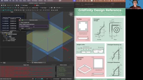 Gridfinity FreeCAD Tutorial: Part 1 - Creating Variables & Datum Planes