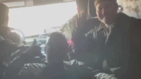 Russian Pipeline Soldiers Ride Home after Successful Mission in Sudzha Kursk