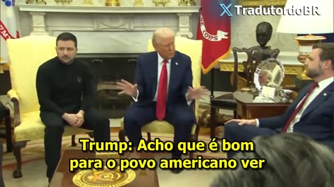 Trump colocando o palhaço de Kiev em seu devido lugar.