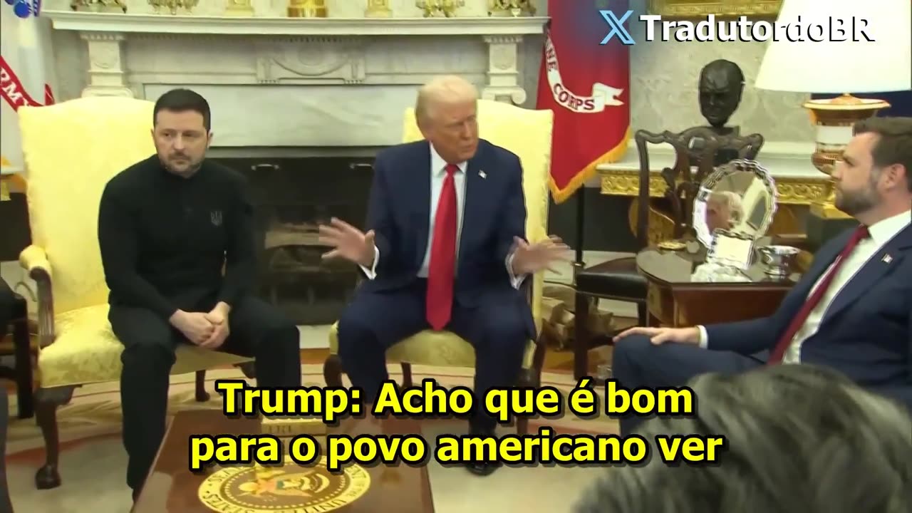 Trump colocando o palhaço de Kiev em seu devido lugar.