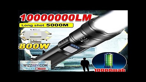 Powerful P70 Led Flashlights 5000LM Ultra Bright Tactical Light Emergency Spotlights Review