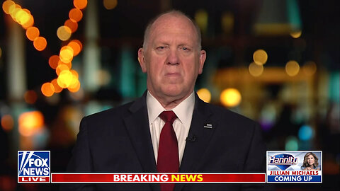 Tom Homan: Day One We're Going To Prioritize Public Safety Threats