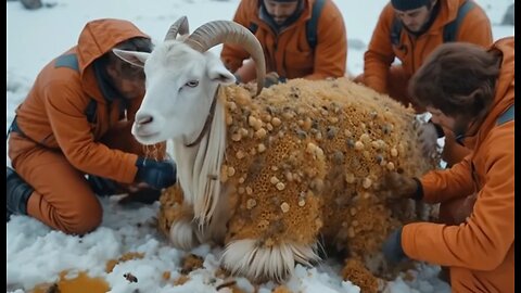 The Goat infested millions of honey bees Rescue team successfully