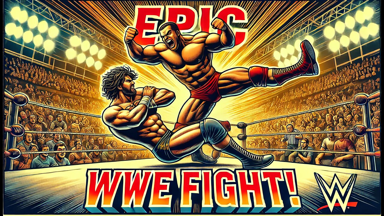 Epic WWE Match! Brutal Fight Between Superstars | Shocking WWE Moments | WWE Raw SmackDown Highlight