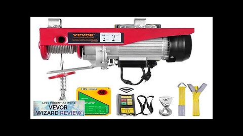 VEVOR 2200 lbs Wireless Attic Lift 1600W 110V Electric Hoist with Wireless Review