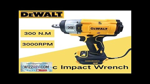 DeWalt power Tools electric wrench 20v brushless electric wrench Adjustable speed impact Review