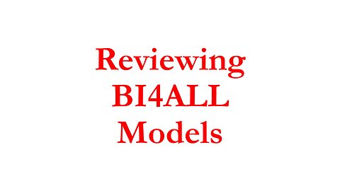 IBI056 - Reviewing BI4ALL Models