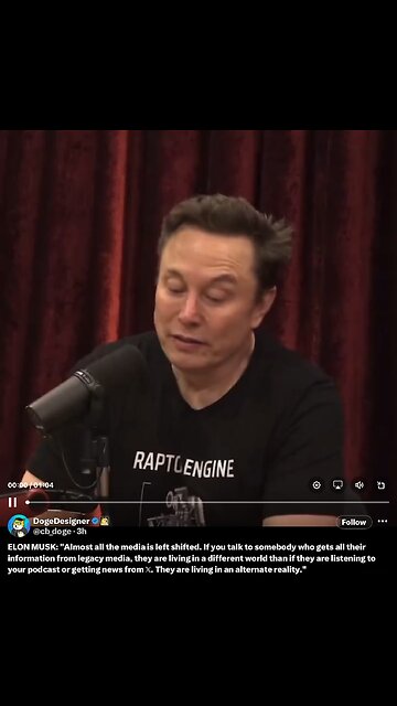 Elon on JRE (Clip) Partisan Media