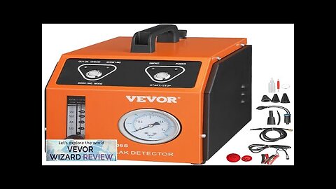 VEVOR Automotive Smoke Leak Detector Smoke Machine Tester EVAP Fuel Pipe System Review