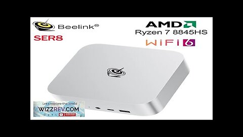 Beelink SER8 Powerfull AI PC AMD Ryzen 7 8845HS Mini PC 32G Review