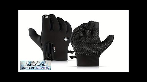 Golovejoy Warm Gloves Touch Screen Windproof Plus Velvet Wear-Resistant Gloves for Cycling Review