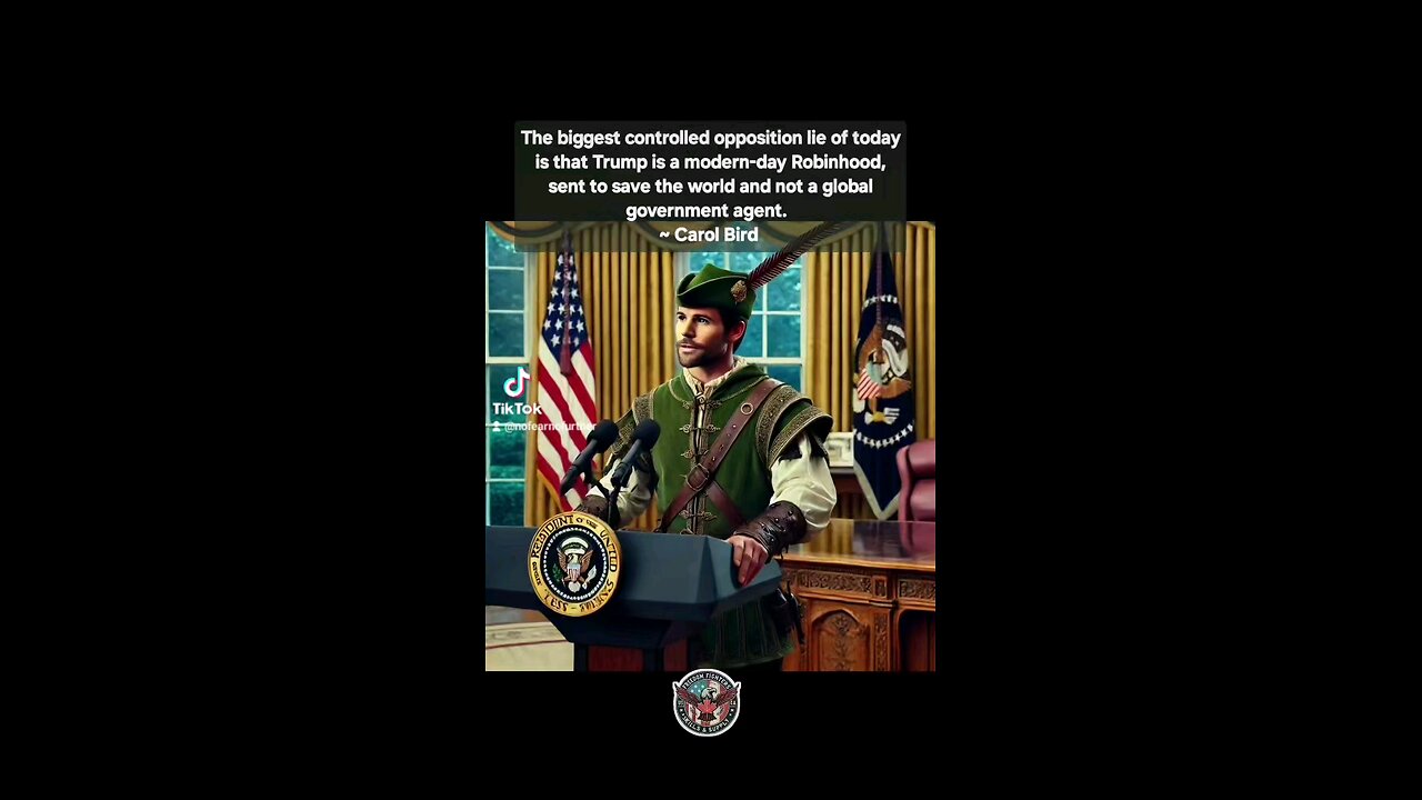 Trump is not a modern-day Robinhood, he is a global government.