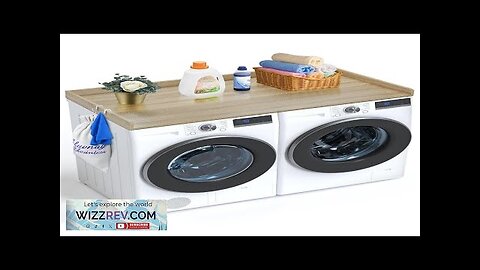 Washer Dryer Countertop 54" x 27" Wooden Washer and Dryer Topper Oak Review