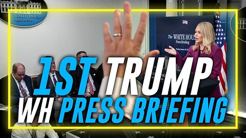 Watch Trump's 1st White House Press Briefing Featuring Press Secretary Karoline Leavitt