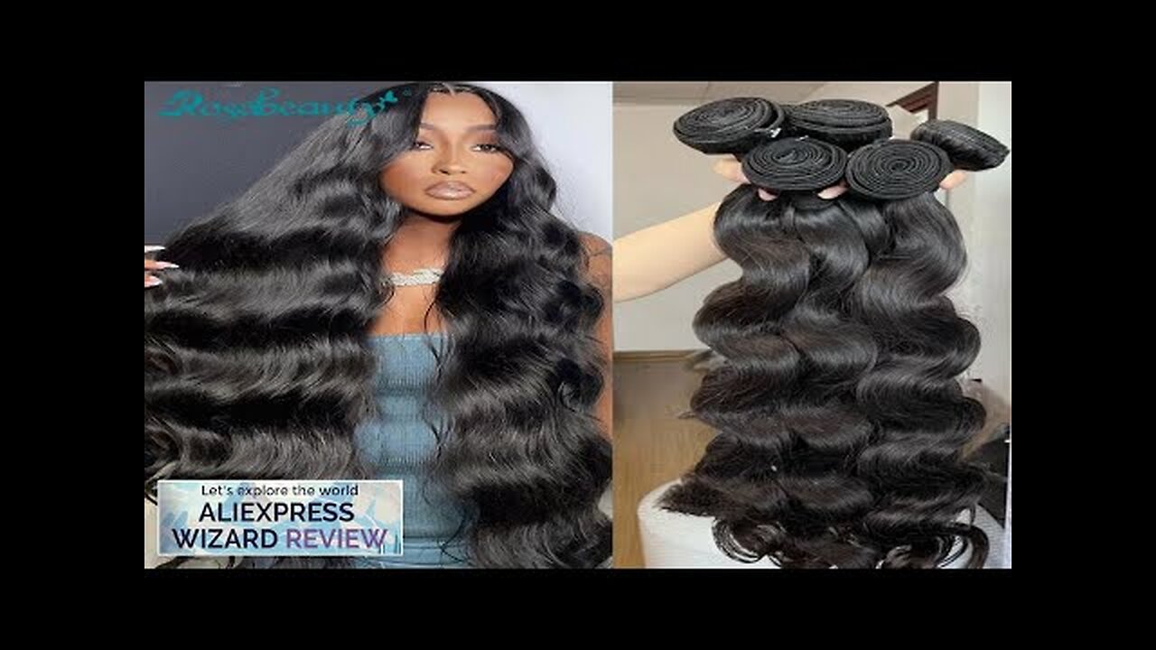 Rosabeauty 30 40 Inch Body Wave 3 4 Bundles Brazilian Remy 100% Review