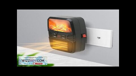 Electric Infrared Heater Low Consumption 500W Heater Linear Timer Flames Screen Portable Review