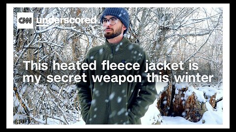 This heated fleece jacket is my secret weapon this winter