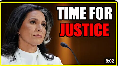 Tulsi just declared WAR on the DEEP STATE.
