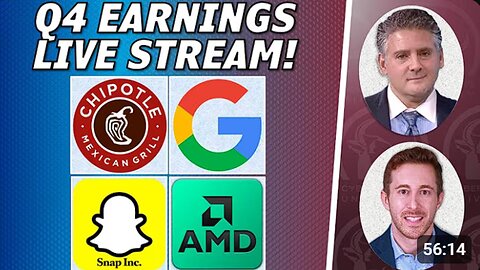 Q4 Earnings Reaction: Google $GOOGL Stock | $AMD | $CMG [Charts, Bookmap & Conference Calls]