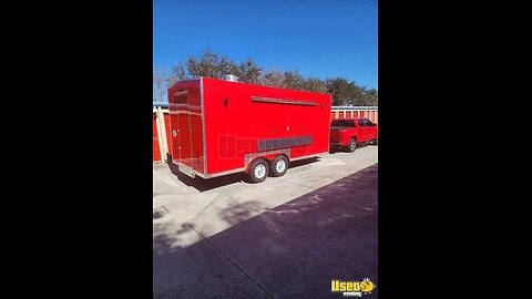 Well Equipped - 2024 8' x 20' Kitchen Food Concession Trailer for Sale in Florida!