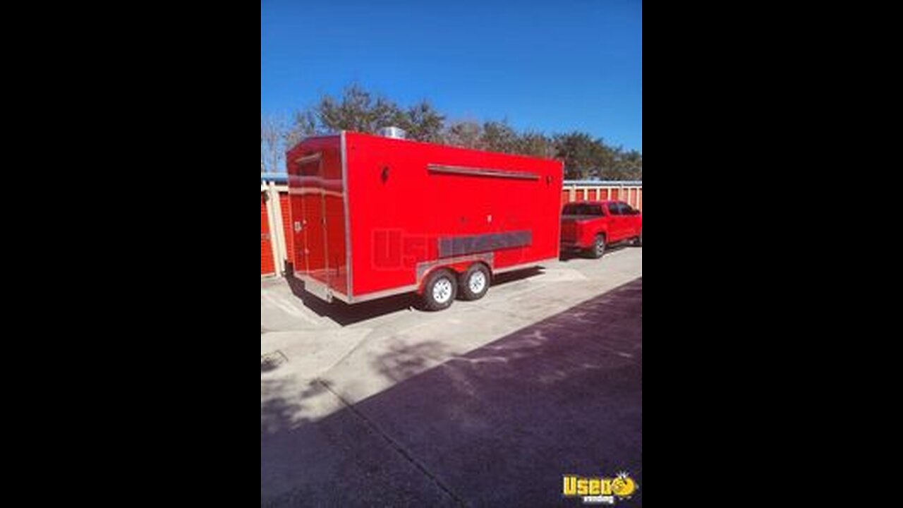 Well Equipped - 2024 8' x 20' Kitchen Food Concession Trailer for Sale in Florida!