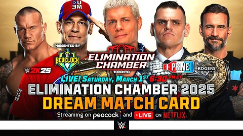 WWE Elimination Chamber 2025 - Dream Match Card [v4] | Bevelock