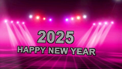 X Happy New Year 2025 Party Style Lighting Effect Wishes Video #trendingvideo