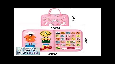 2024 new Busy Board Sensory Montessori Travel Educational Toy Gift for Toddler Review