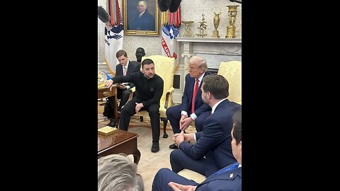 Drag Queen Zelensky, Trump and JD Vance meeting ends in massive shouting match!😁